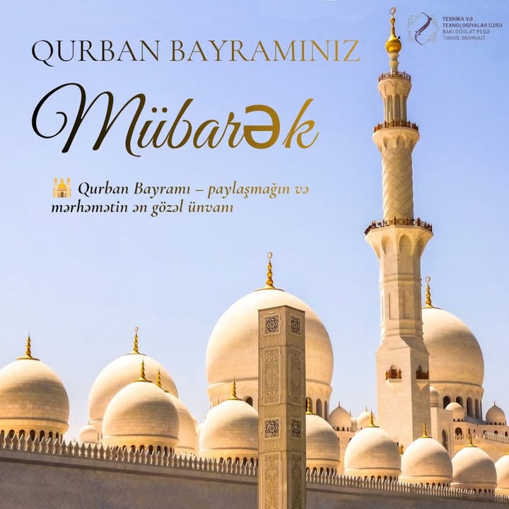 Qurban bayramınız mübarək!
#qurbanbayramı #texnika #texnolog