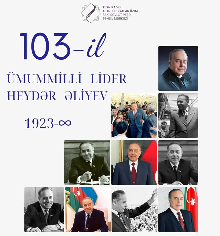 Ümummilli Liderimiz Heydər Əliyevin əziz xatirəsini dərin eh